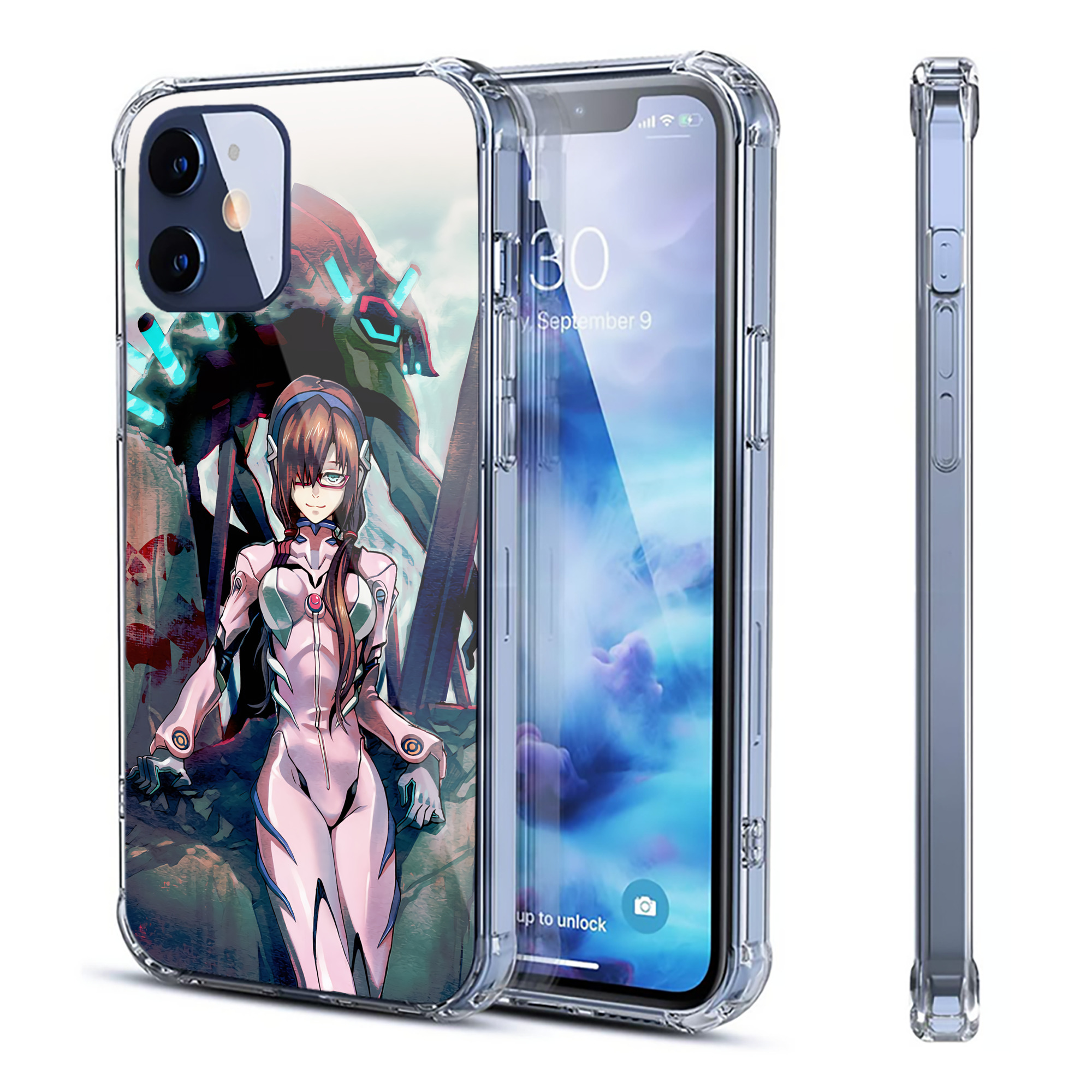 （画像用） EVA 新世紀エヴァンゲリオン 【iPhone 12シリーズ対応】透明スマホケース（クリアソフトケース）